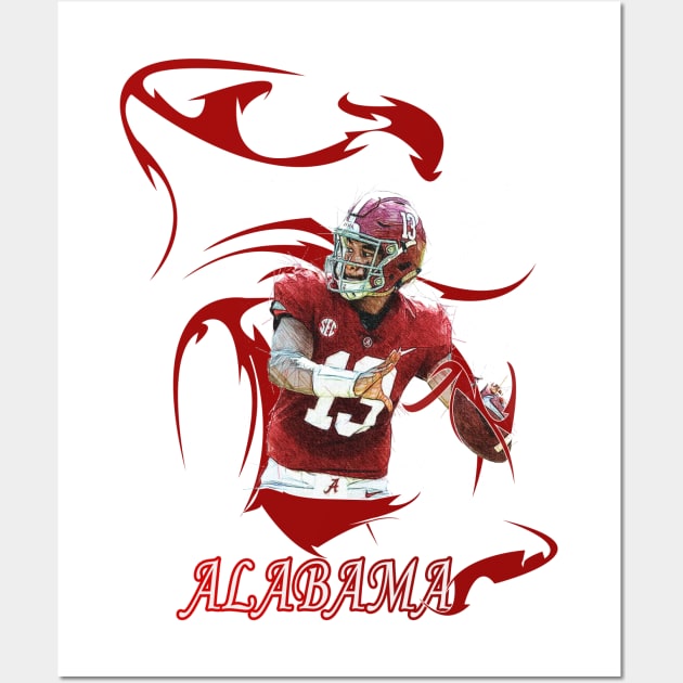 American Football Design Wall Art by Zoubair ART